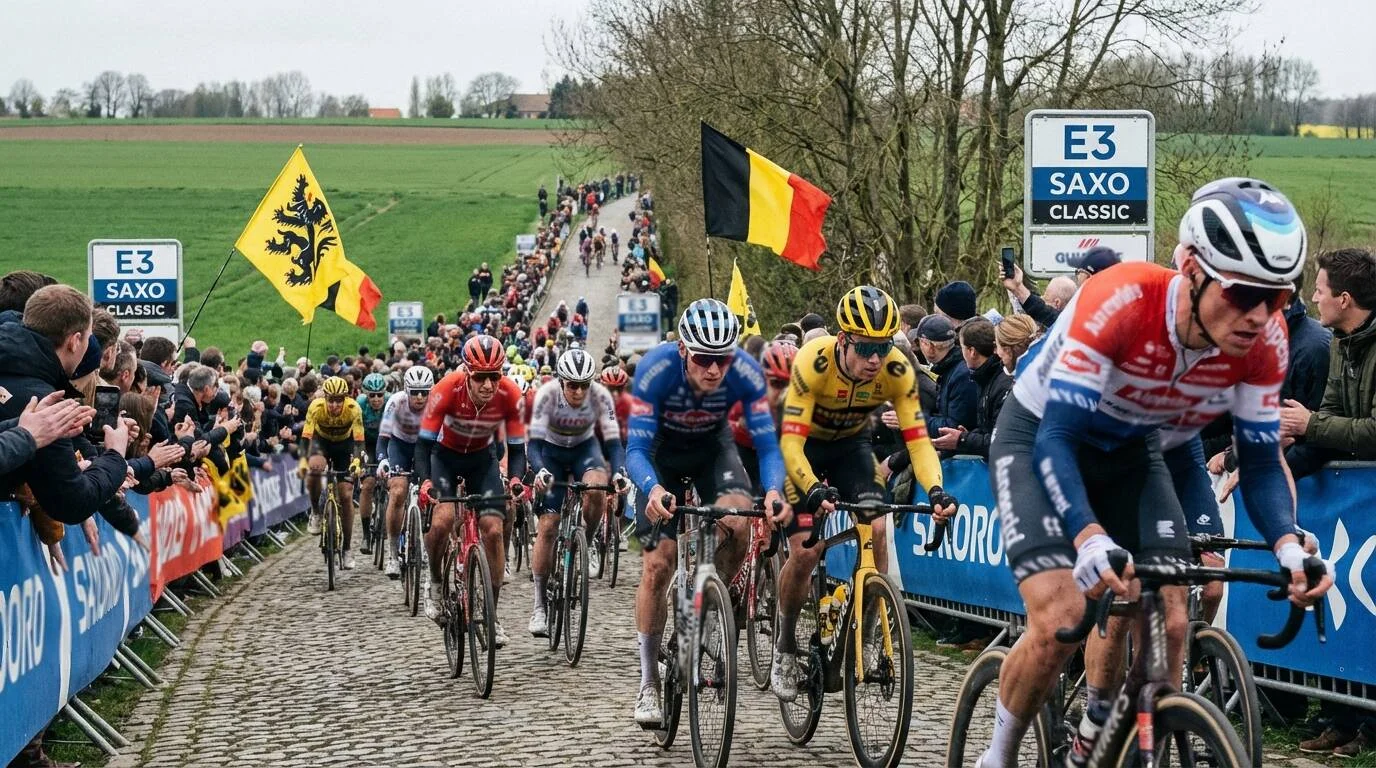 E3 Saxo Classic peloton op de Paterberg